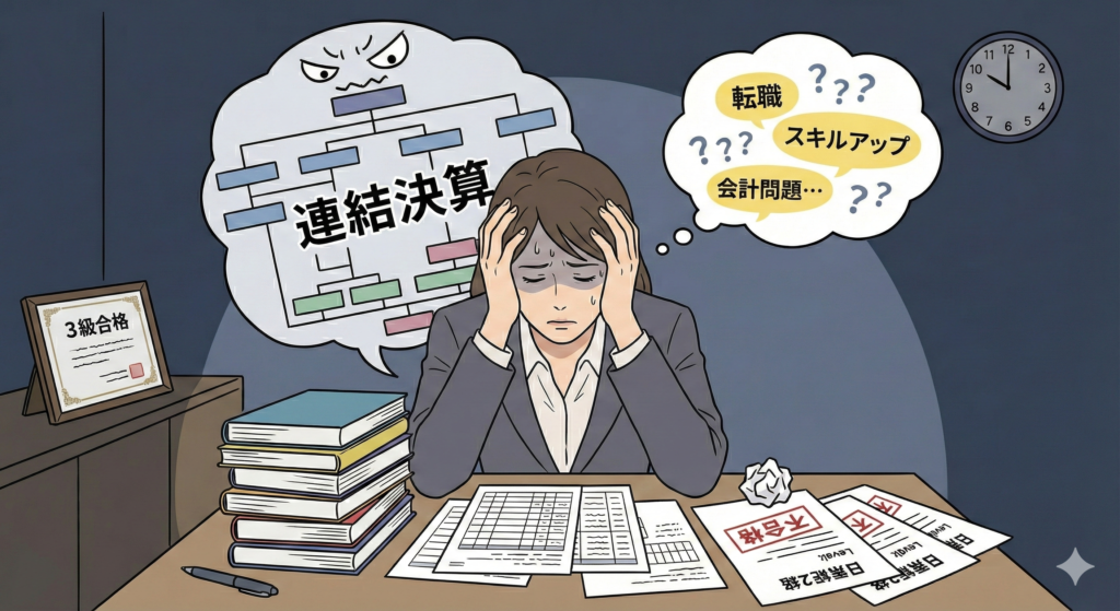 何度受けても受からないAさん（30代・会社員）