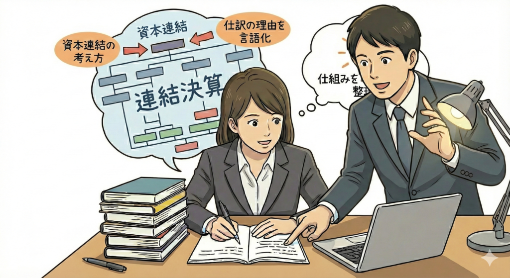 スポットレッスンで連結決算のつまずきが明確に