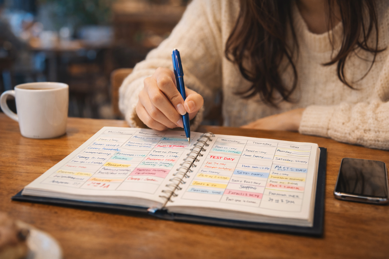 スケジュール確認